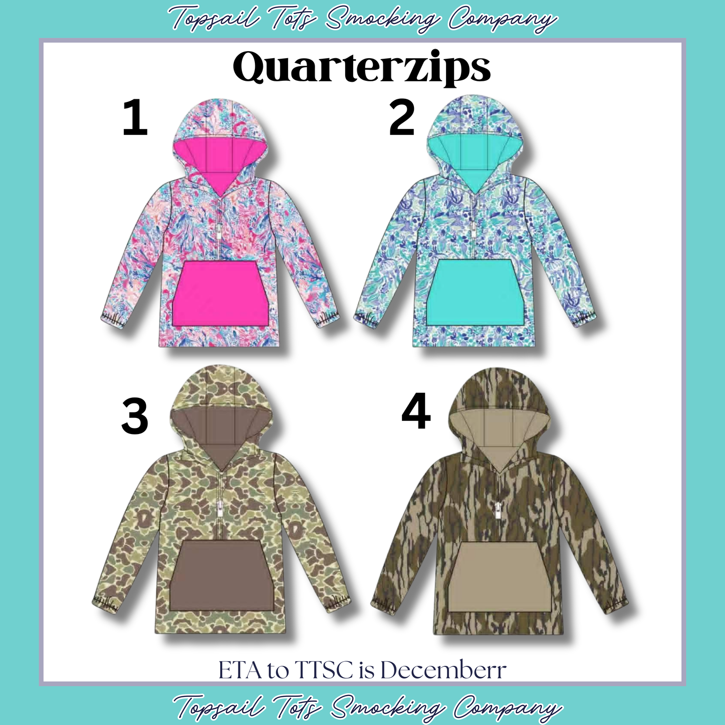 *December ETA* - Quarter Zips
