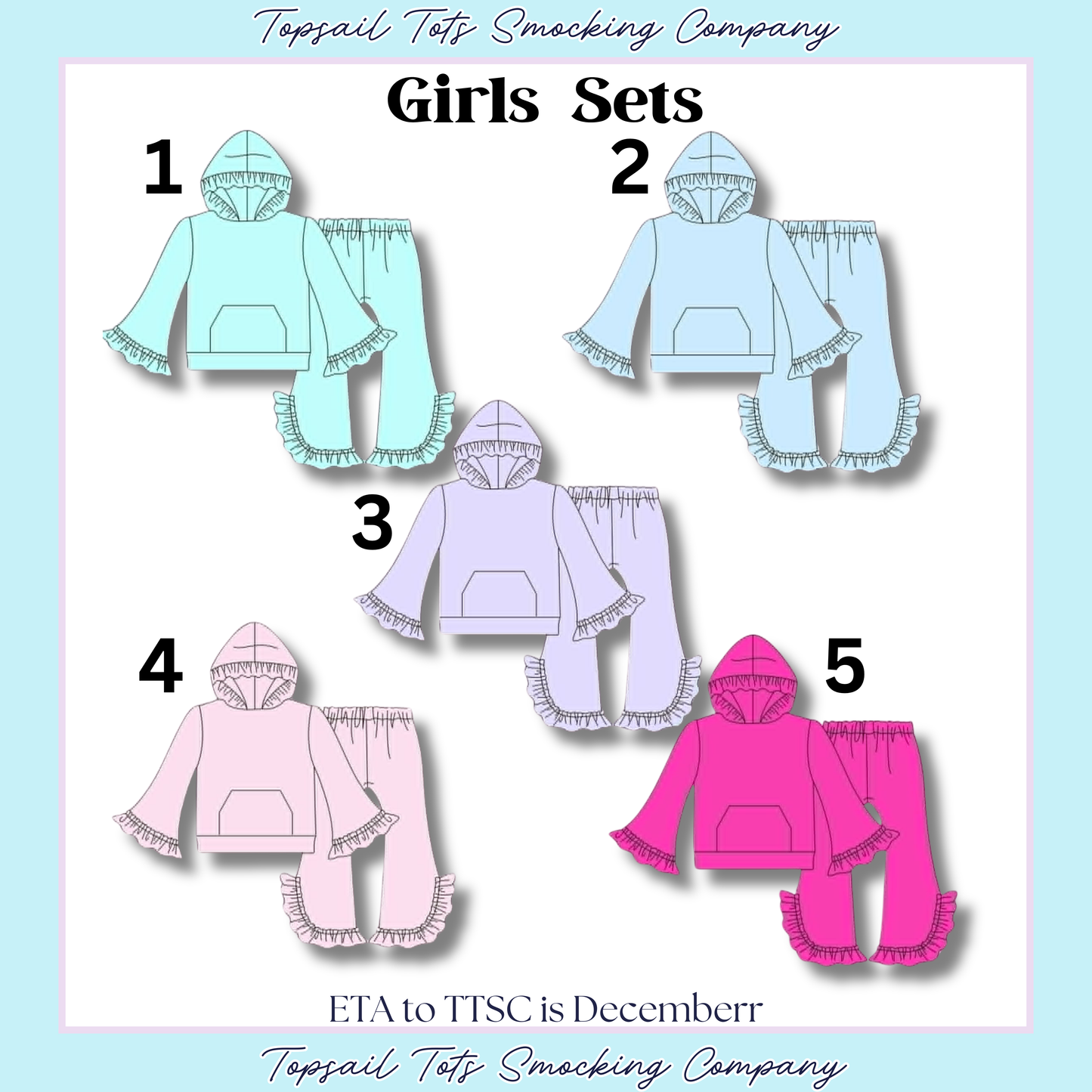 *December ETA* - Girls Sets