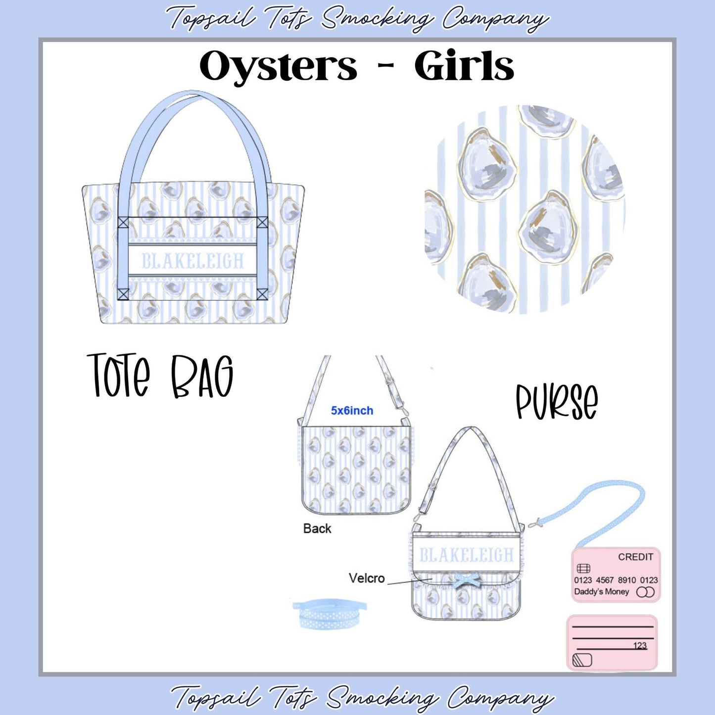 Girls Oyster Luggage Collection *early december eta*