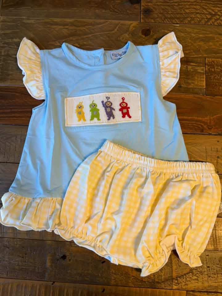 Over the Hills Girls Bloomer Set
