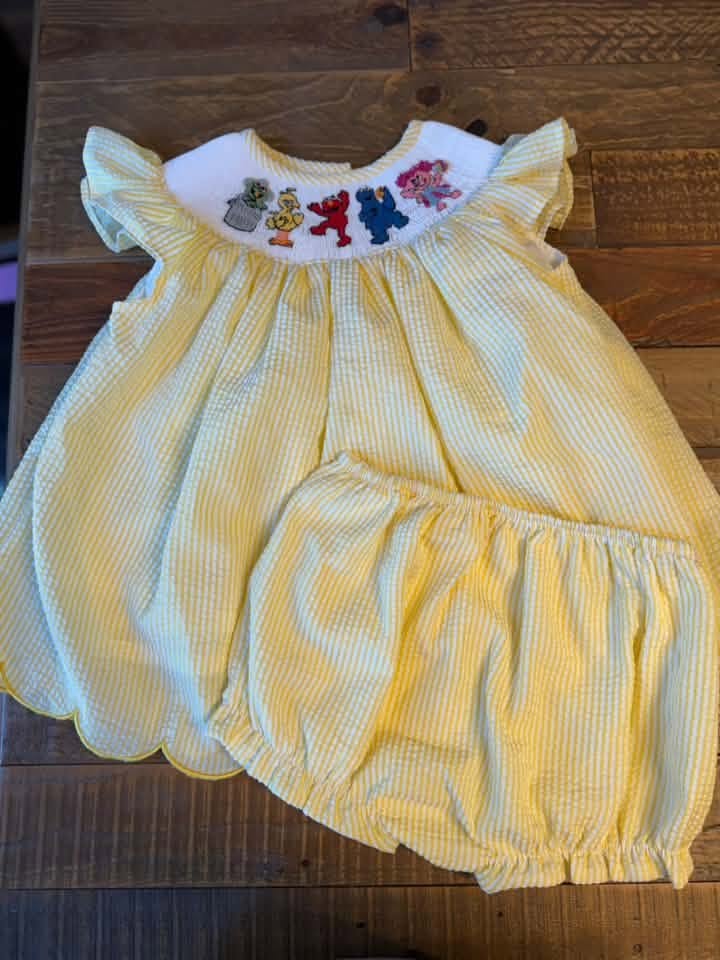 Sesame Crew Girls Bloomer Set