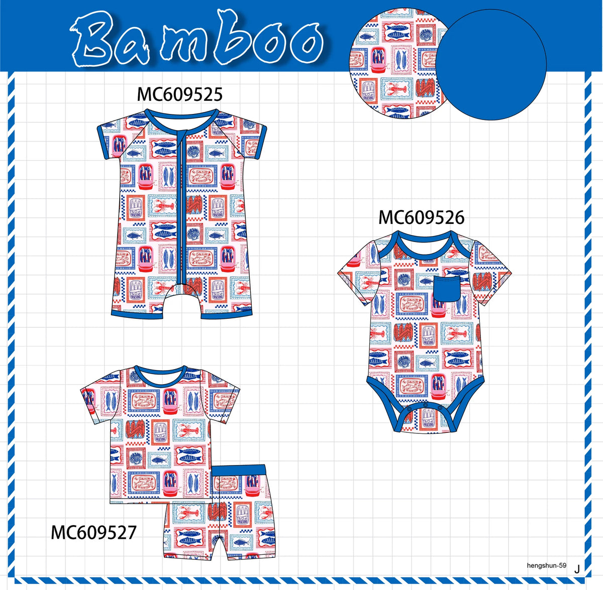 *February ETA* - Blue Fish Lobster Bamboo