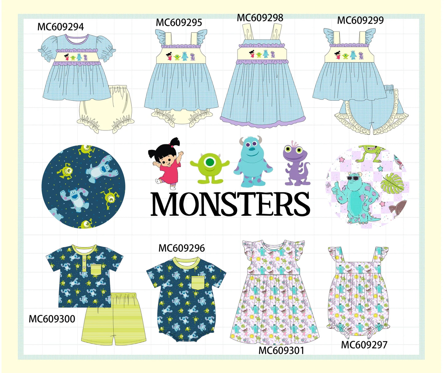 *February ETA* - Blue Monster Embroidery