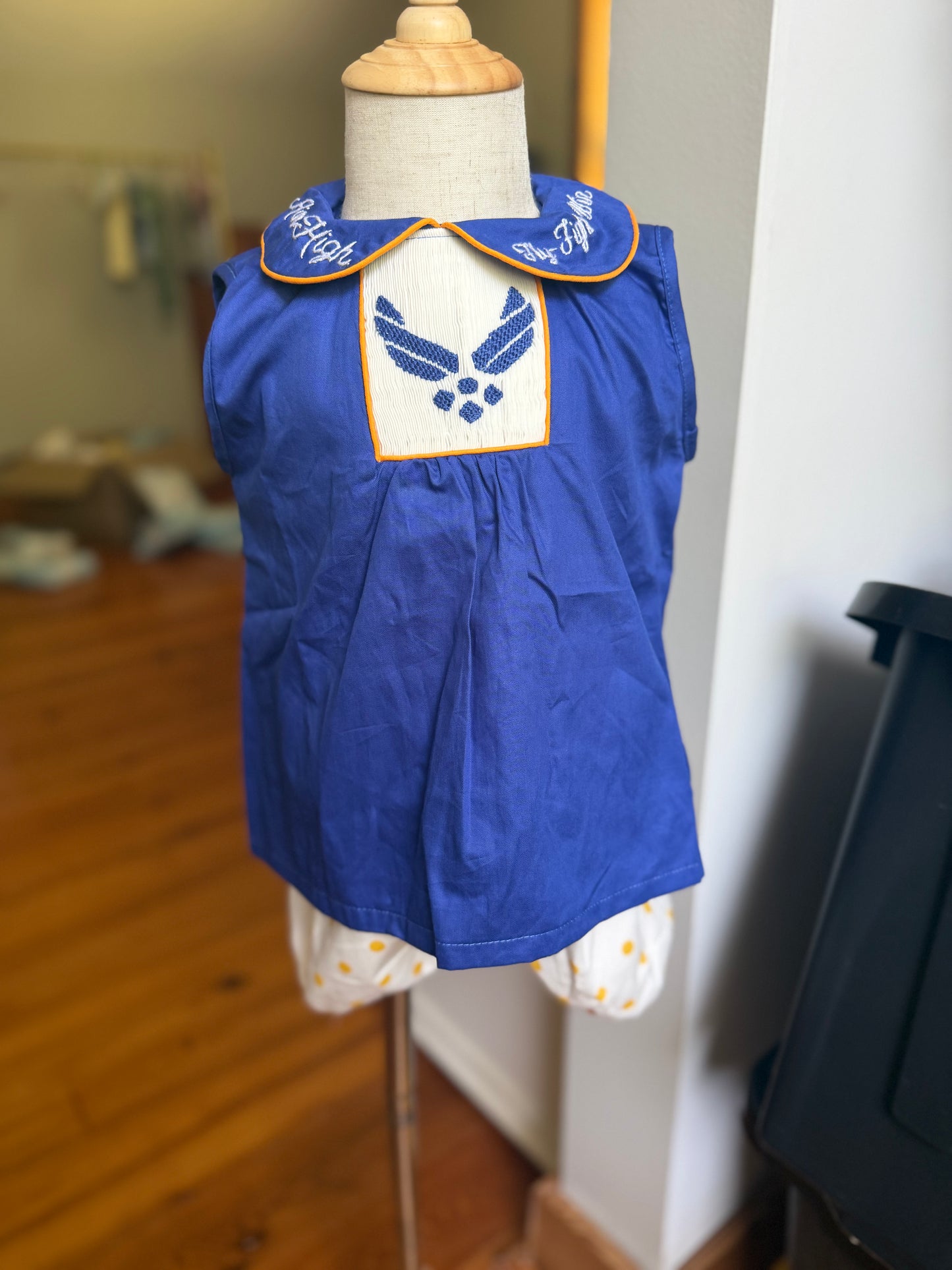 Girls Aim High Shorts Set Handsmocked