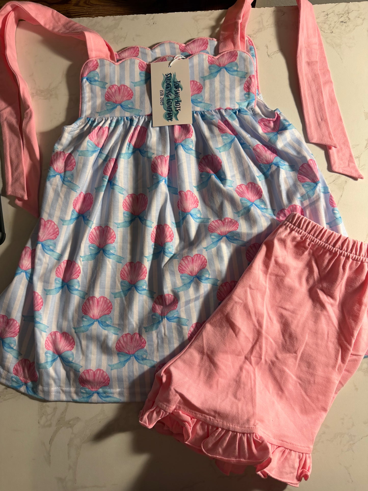 Scalloped Shell Short Set - 5/6