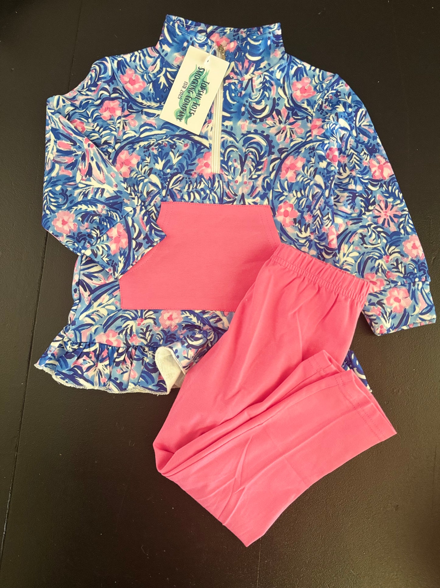 Girls Quarter Zip Set