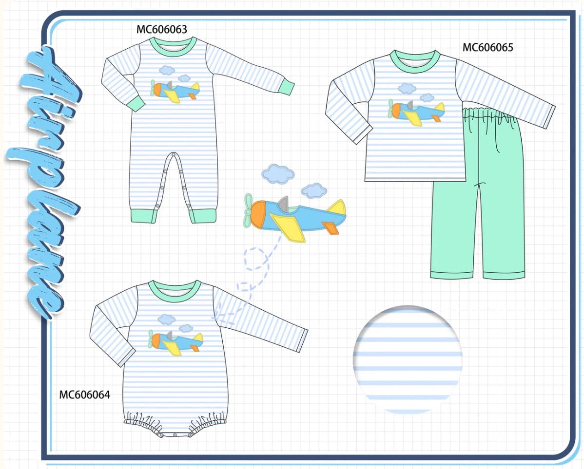 *end of November eta* Airplane Applique