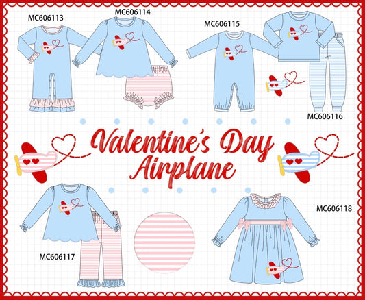 *end of November eta* Applique Valentine Airplane