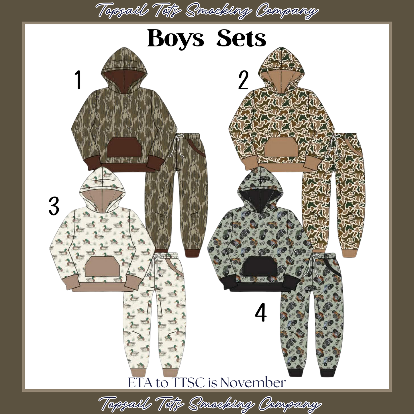 *November ETA* - Boys Sets
