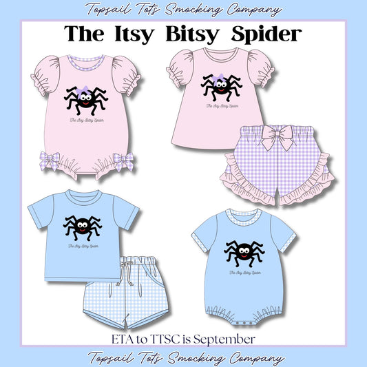 *September ETA* Applique Itsy Bitsy Spider