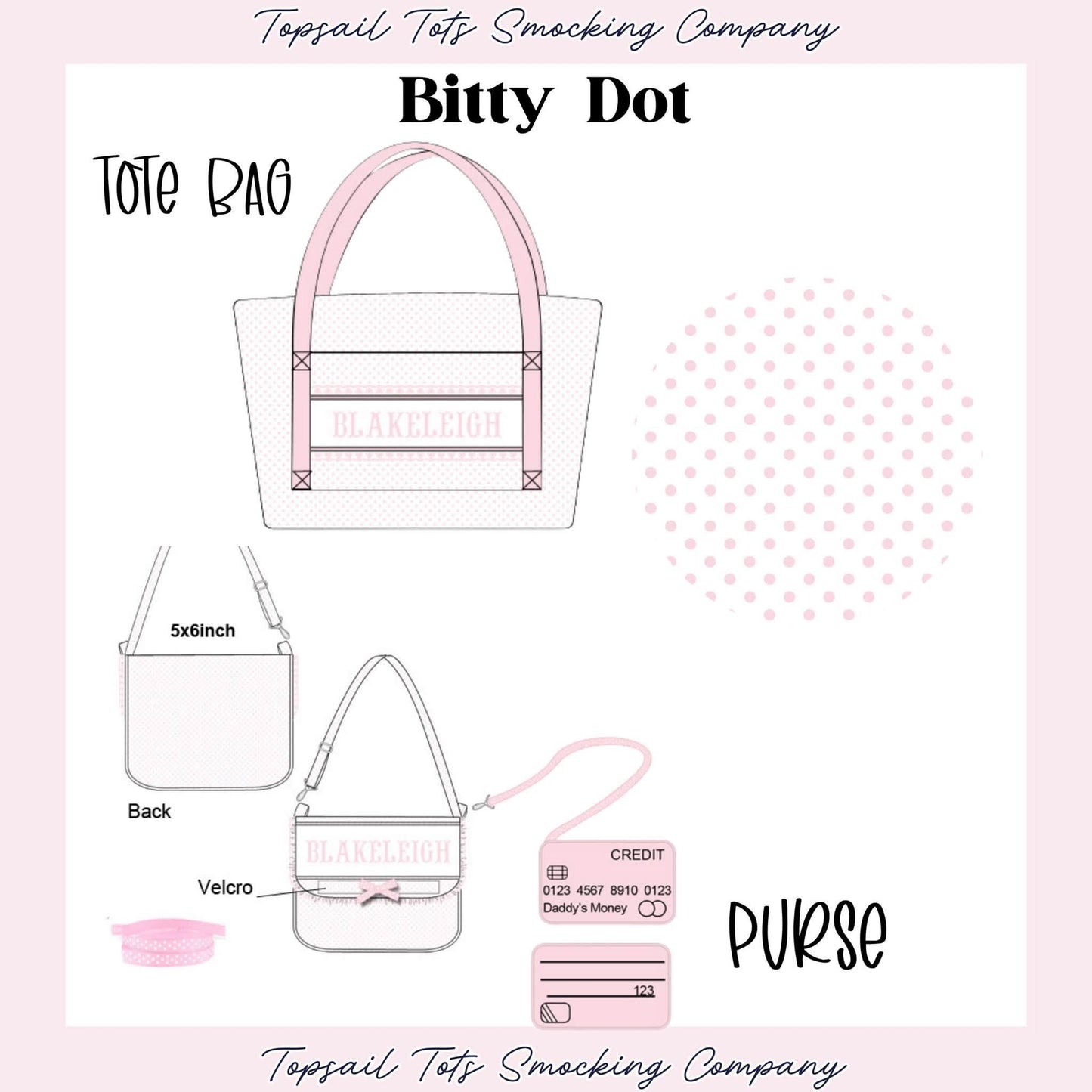 Bitty Dot Accessory Collection *early december eta*