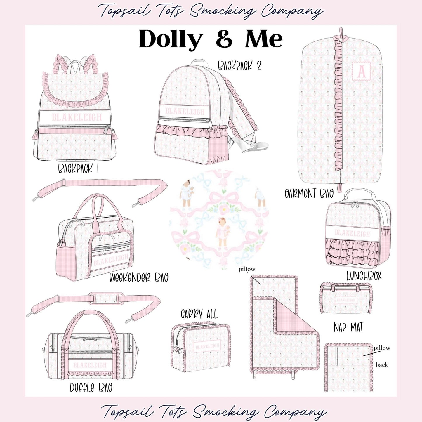 Girls Dolly & Me Luggage Collection *early december eta*
