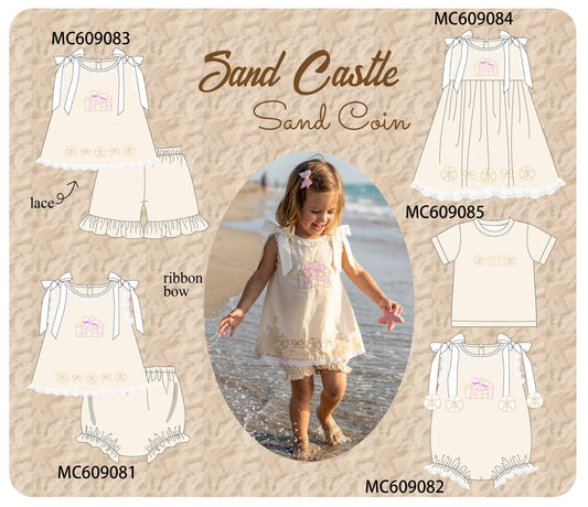 *February ETA* - Beige Sand Castle Embroidery Collection