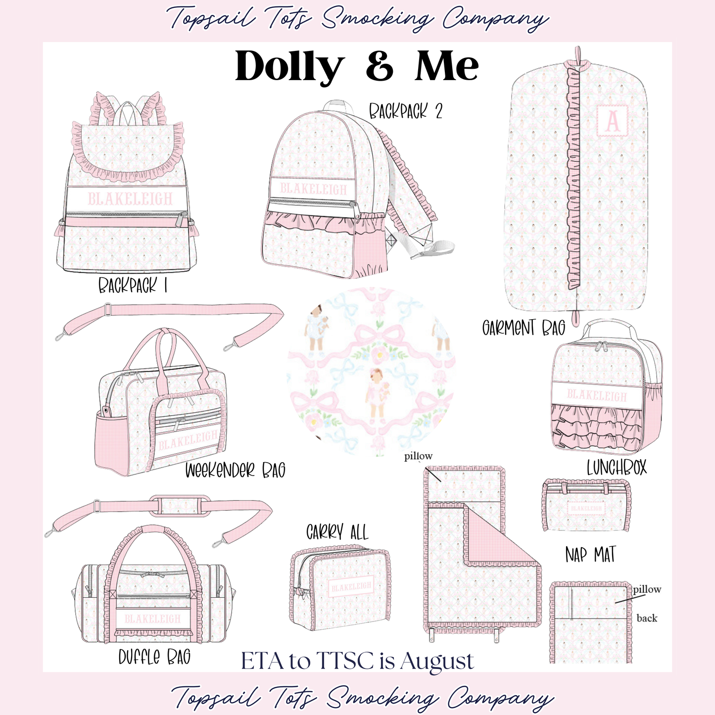 Girls Dolly & Me Luggage Collection *august eta*