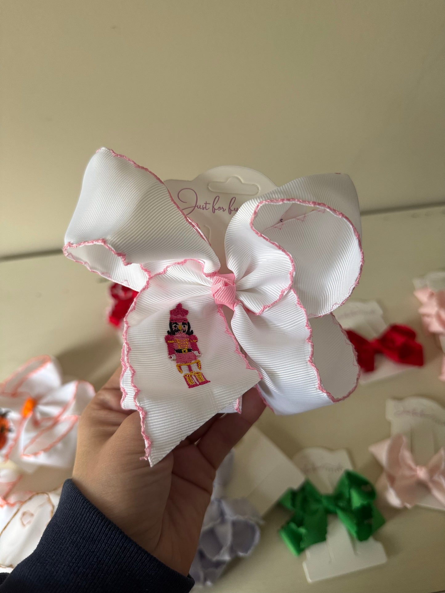 Nutcracker Moonstitch 5 inch Bow
