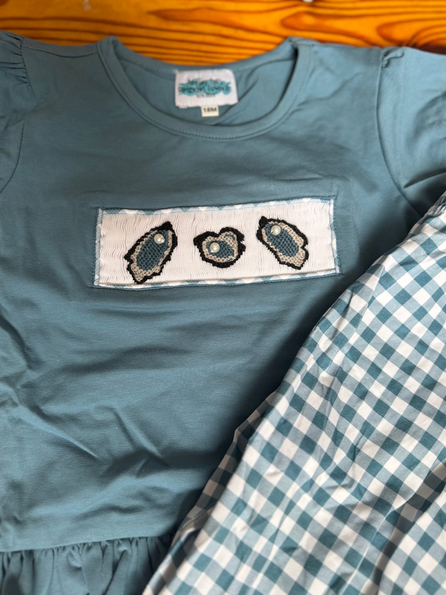 Girls Set Handsmocked Oysters