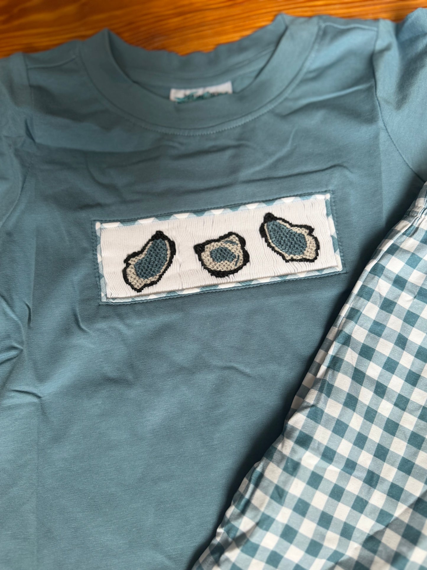 Boys Set Handsmocked Oysters