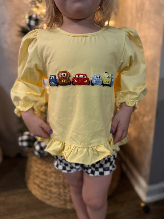 Car Friends Girls Bloomers Set