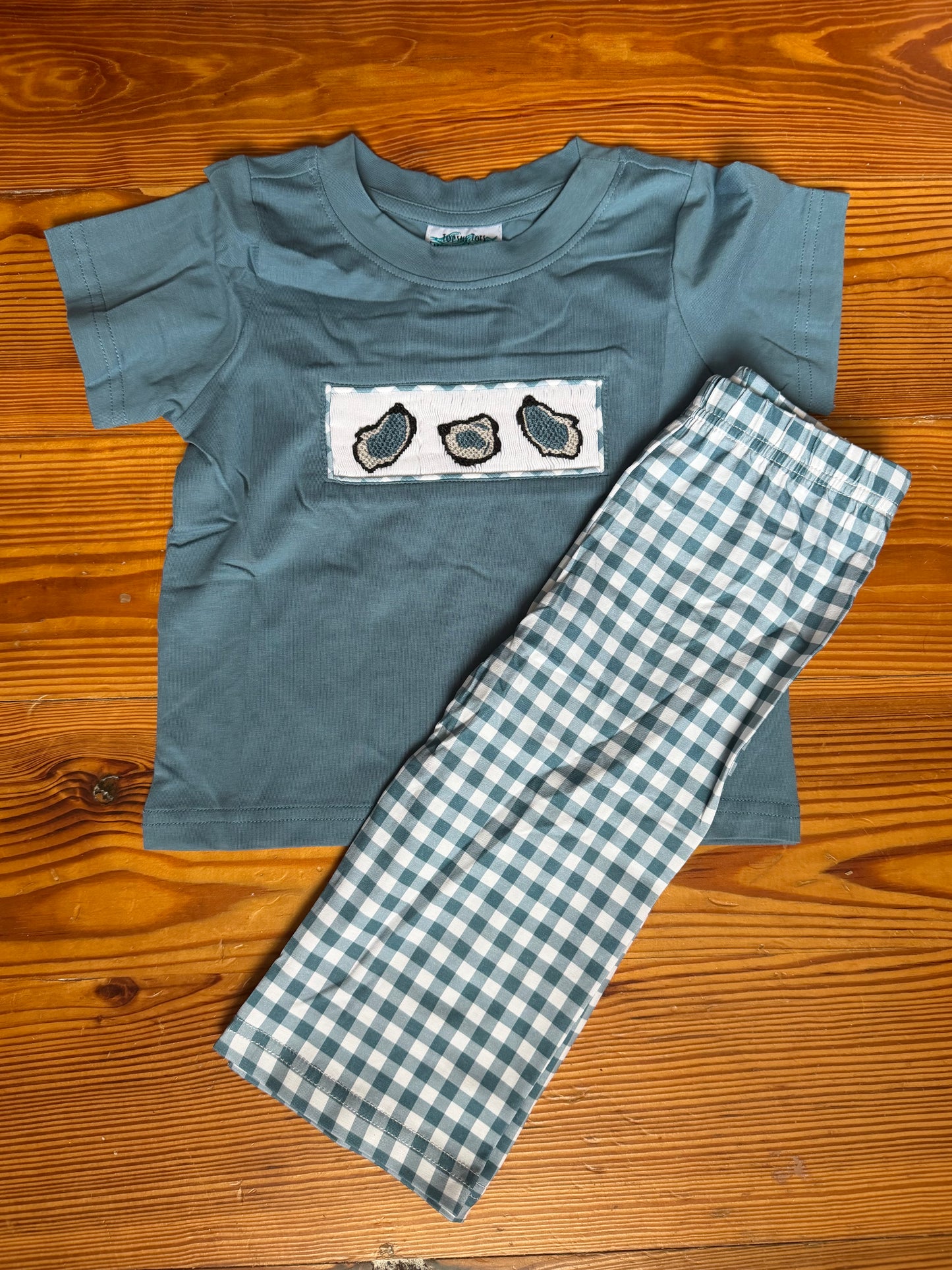 Boys Set Handsmocked Oysters