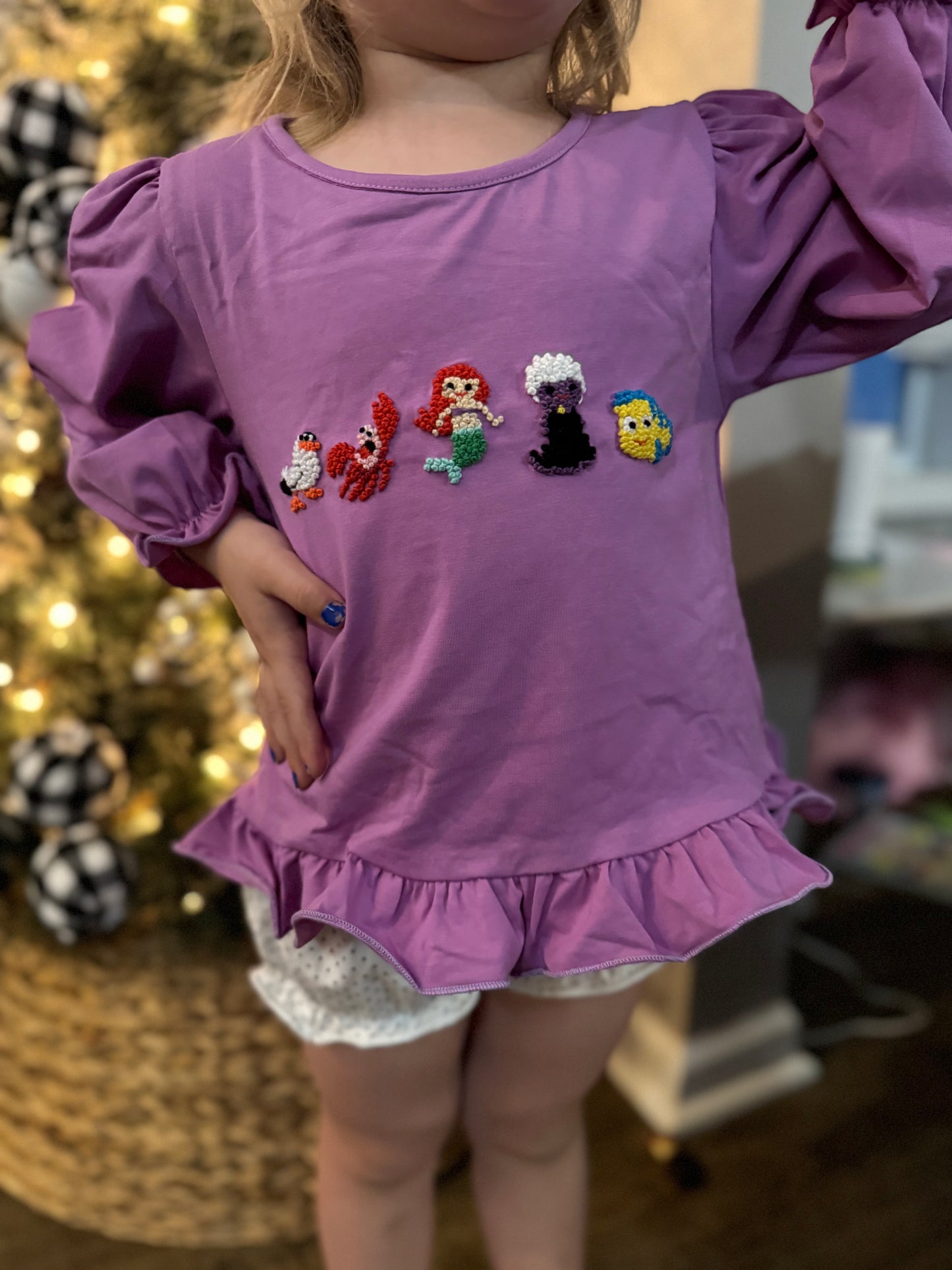 Mermaid & Friends Girls Bloomers Set