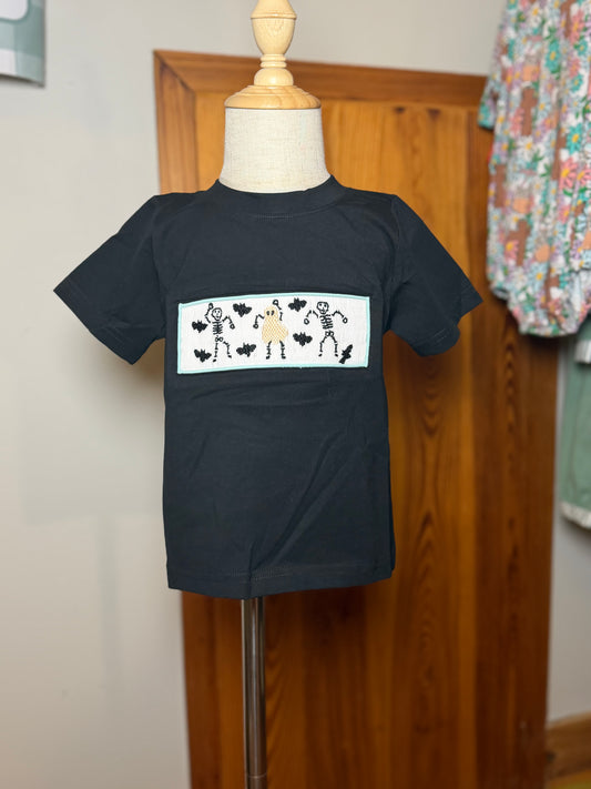 Spooky Scary Skeletons Shirt Only Handsmocked