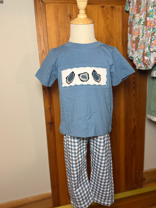 Boys Set Handsmocked Oysters