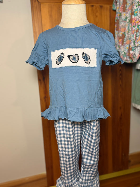 Girls Set Handsmocked Oysters