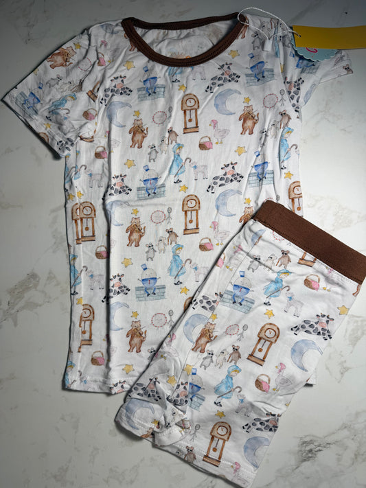 Nursery Rhyme Short Pajama Set