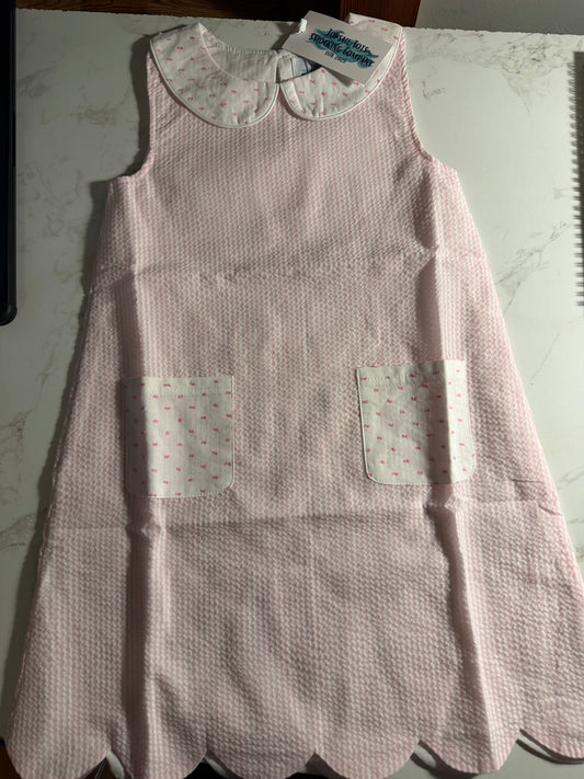 Seersucker Dress- 5/6