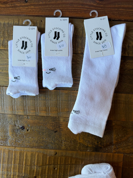 White Cat Stockings