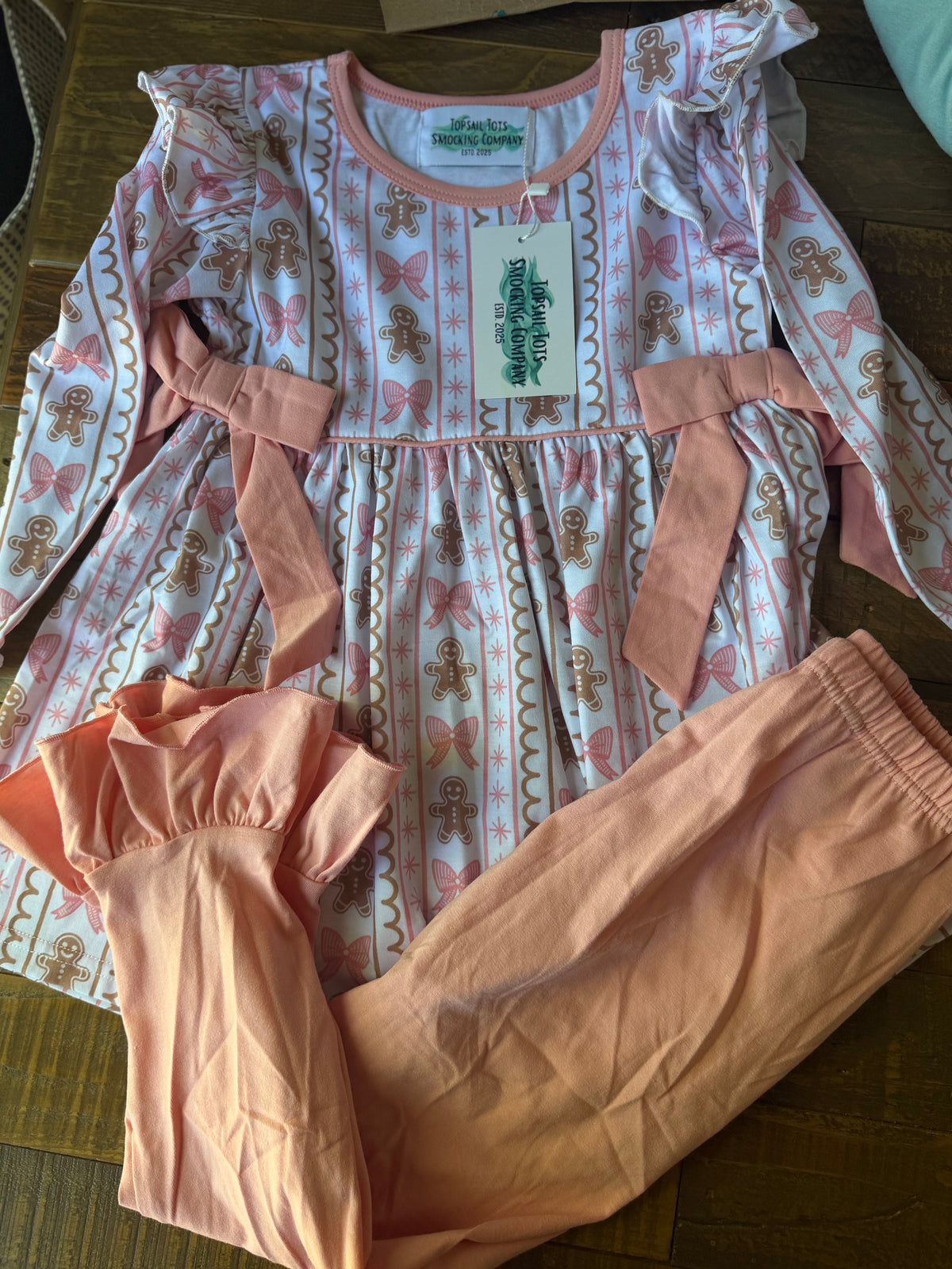 Gingerbread - Girls Pants Set 5/6y