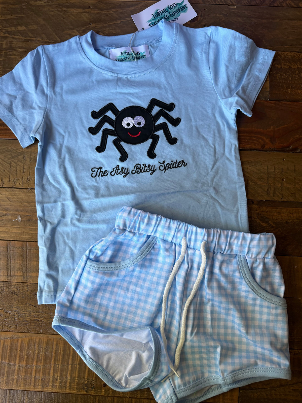 Boys Short Set - Itsy Bitsy Spider