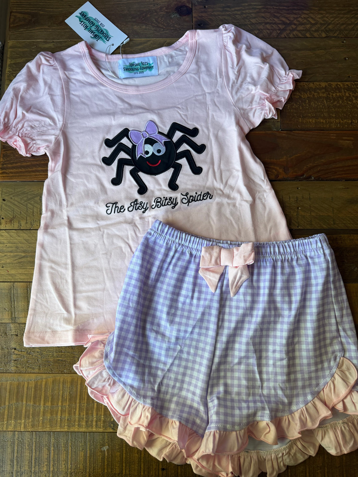 Girls Short Set - Itsy Bitsy Spider