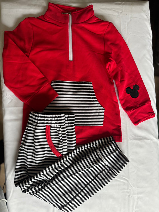 Mouse Boys Quarterzip Set