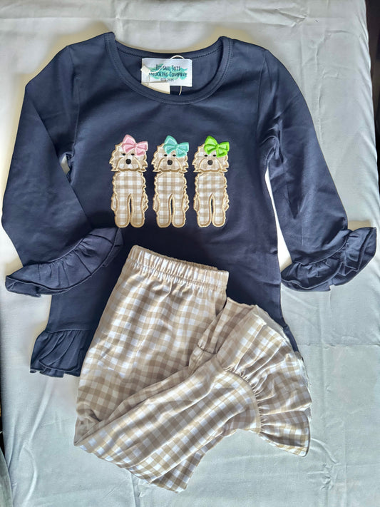 3 Doodles Girls Pant Set