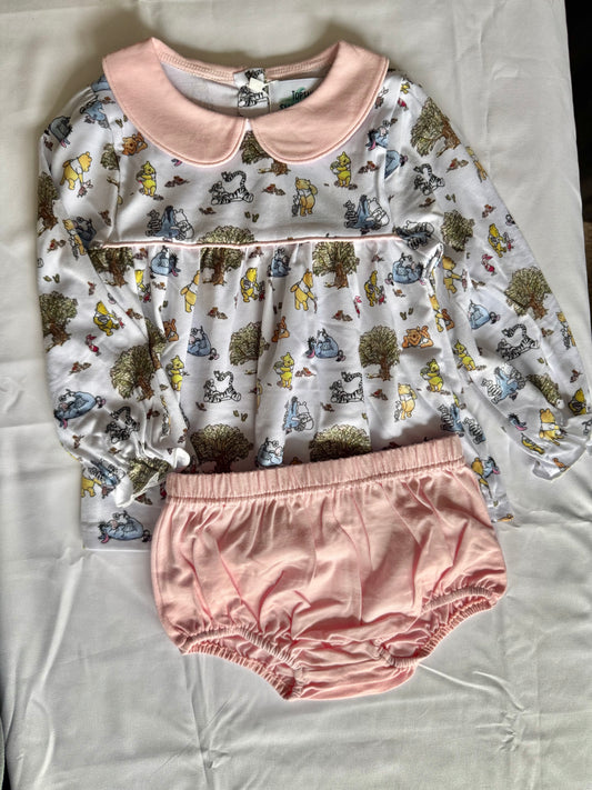 Hundred Acre Woods Girls Bloomer Set