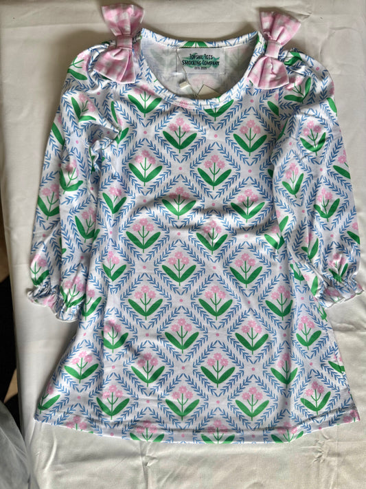 Bows & Flowers Girls Dress