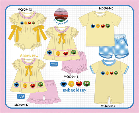 *February ETA* - Mustard Sesame Street Embroidery