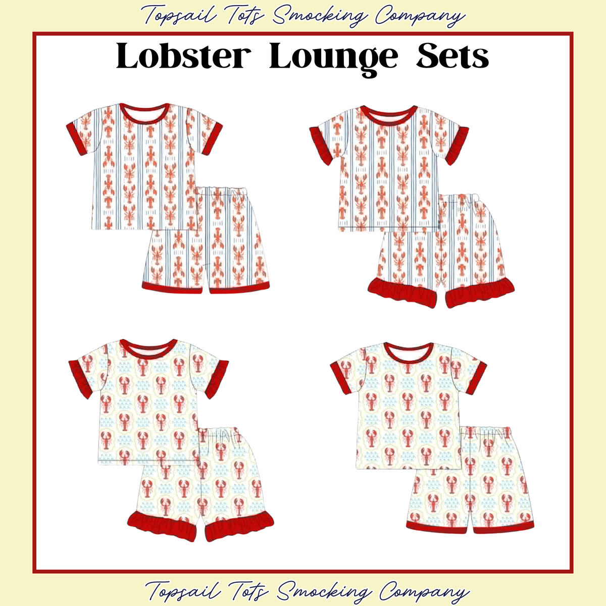 *February ETA* Lobster Lounge Set