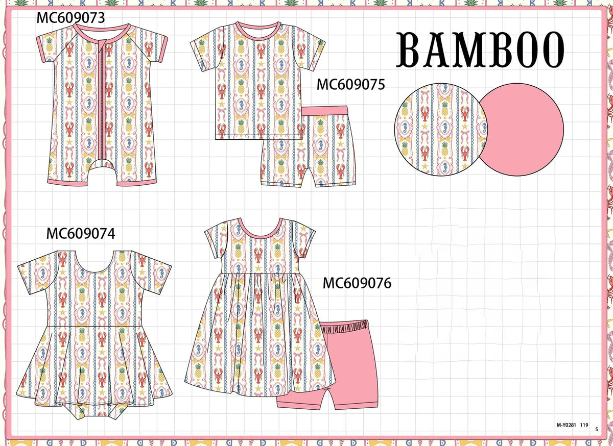 *February ETA* - Pink Lobster Bow Bamboo